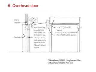 6- Overhead door
 