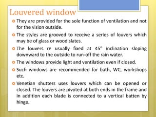 Doors and windows | PDF