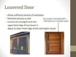Louver Area. Sign Doors and windows | PDF