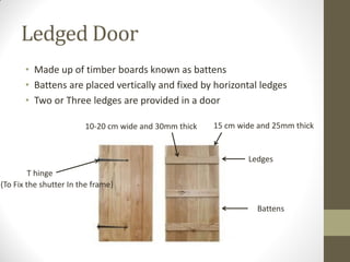 correct difference in spacie at top of door