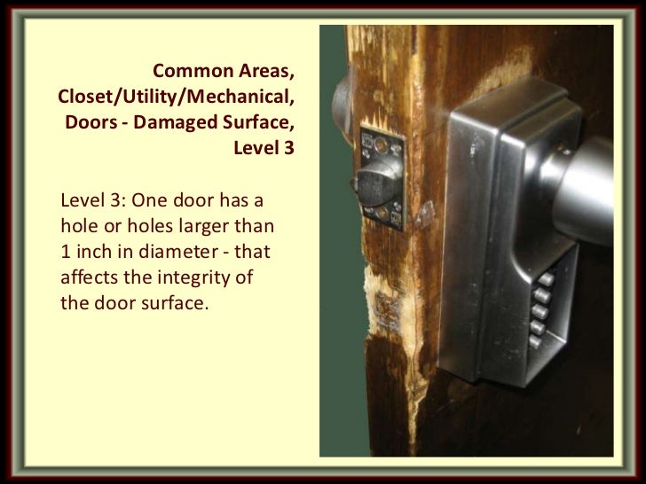 REAC Inspection Door Defects