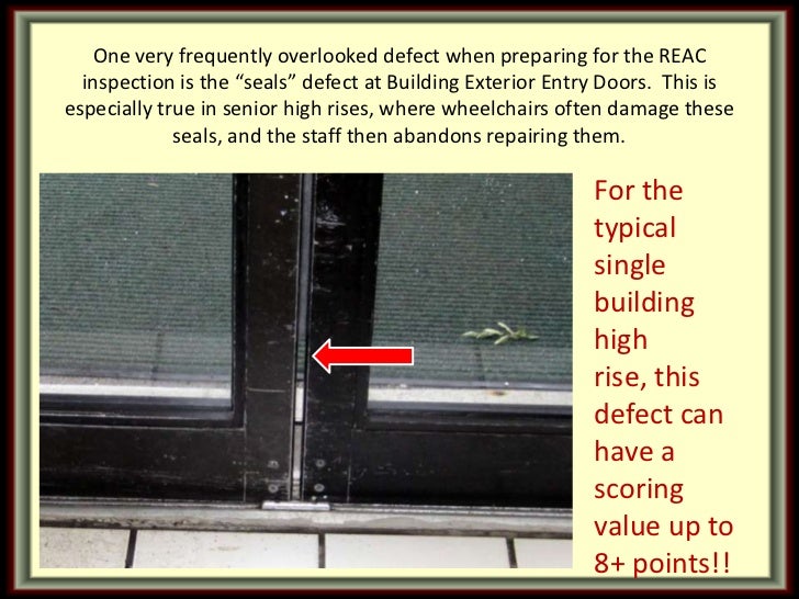 REAC Inspection Door Defects