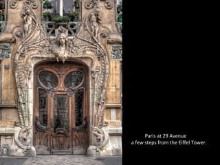 Paris at 29 Avenue
a few steps from the Eiffel Tower.
 