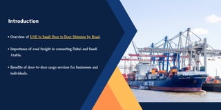 Door To Door Cargo Shipping to Saudi Arabia from Dubai. | PDF