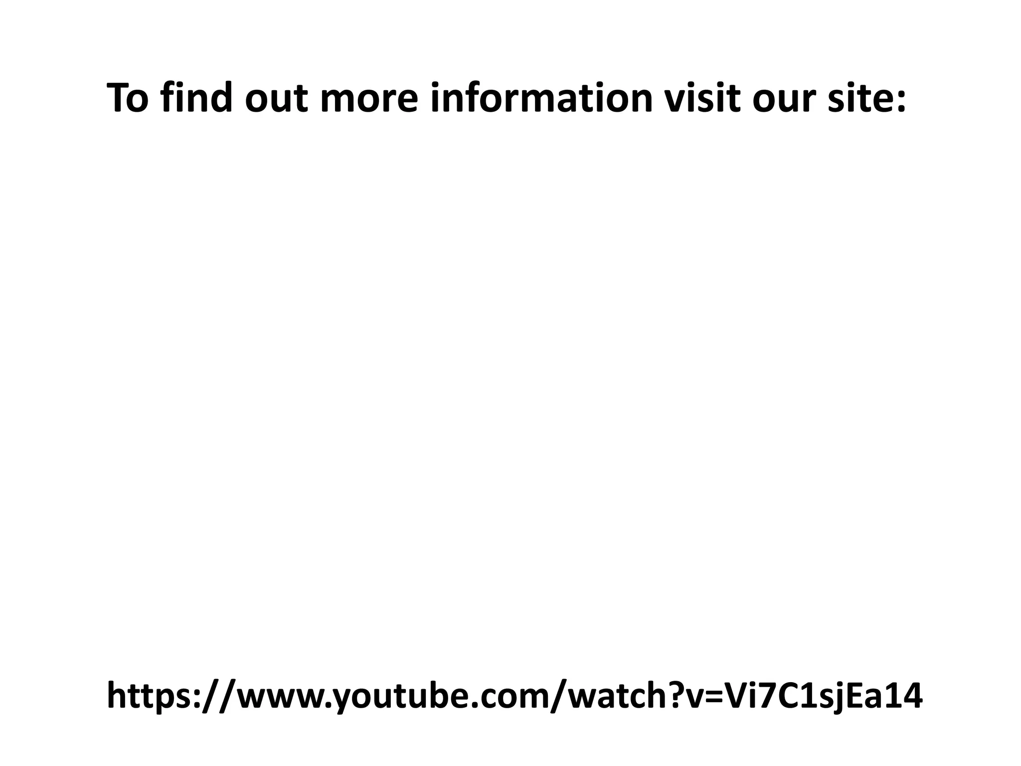 https://www.youtube.com/watch?v=Vi7C1sjEa14
To find out more information visit our site:
 