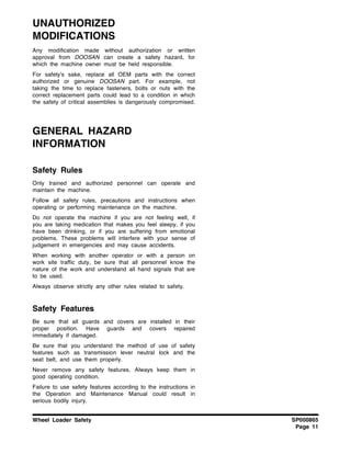 Doosan dl250 wheel loader service repair manual PDF