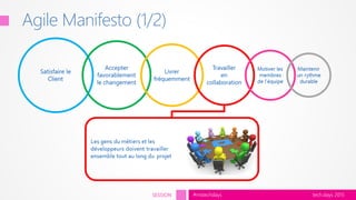 tech.days 2015#mstechdaysSESSION
Agile Manifesto (1/2)
 