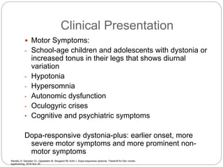 Dopa Responsive Dystonia | PPT