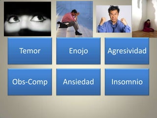Temor      Enojo     Agresividad


Obs-Comp   Ansiedad    Insomnio
 