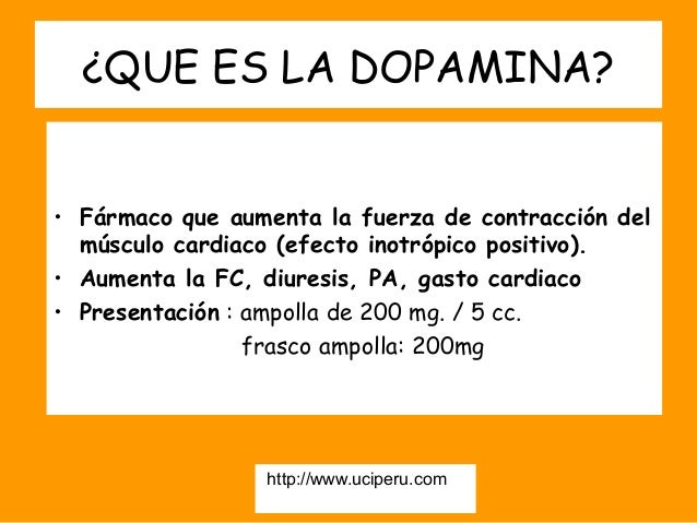 picture Dopamina Medicamento Presentacion dopamina