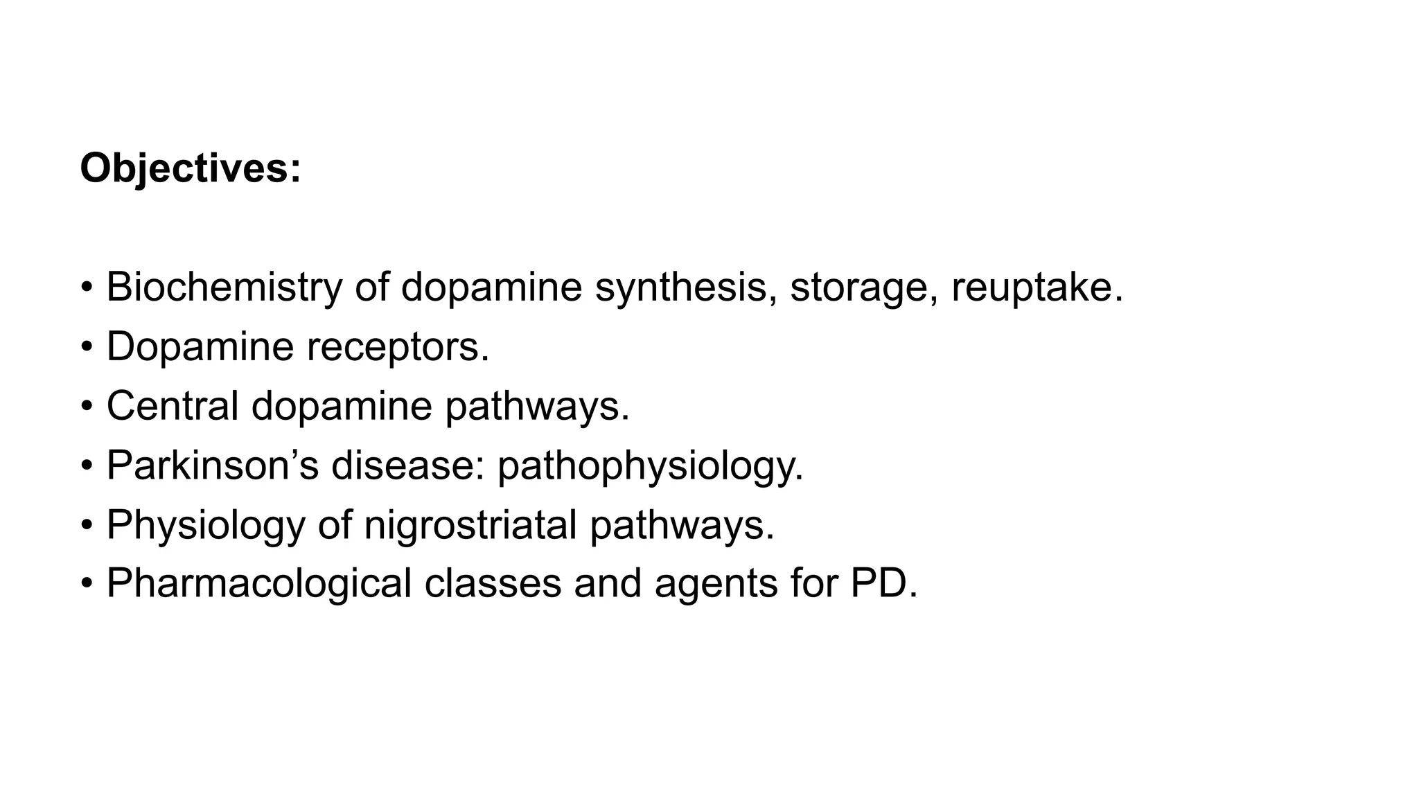 Dopamine neurotransmission pharmacology.pptx