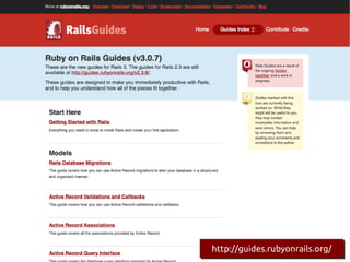 http://guides.rubyonrails.org/
http://guides.rubyonrails.org/
 