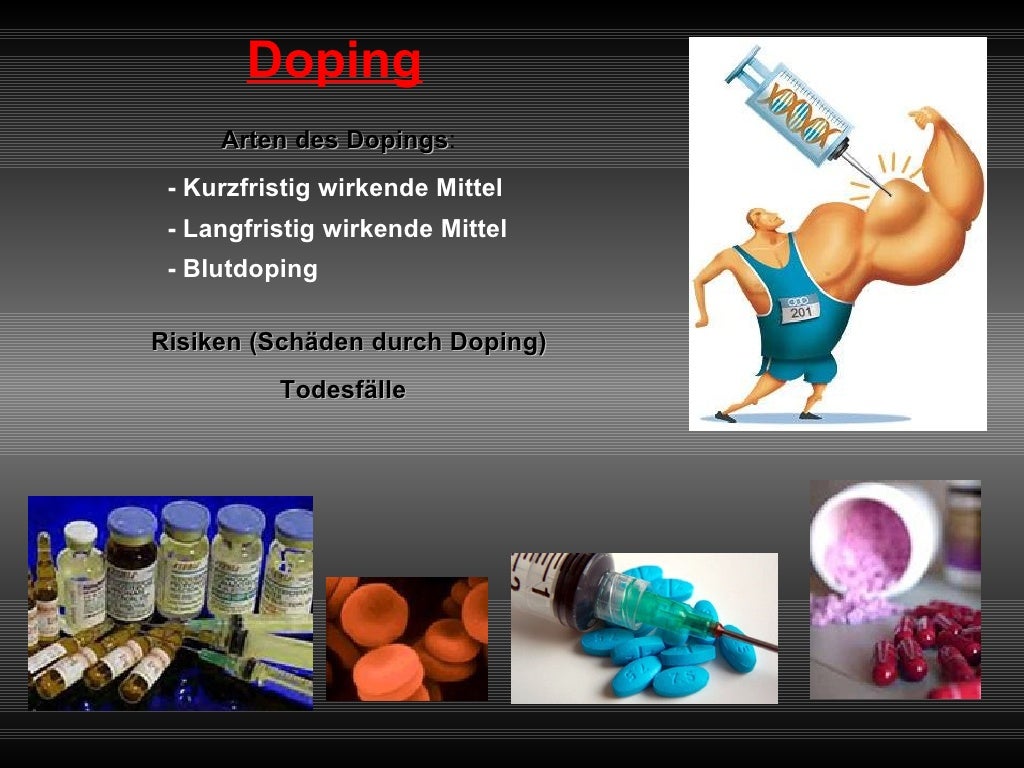 Doping Im Spitzensport Doping Im Spitzensport