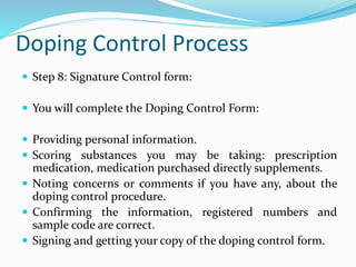 Doping control 2014 | PPTX