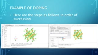 Doping crystal structures using vesta.pptx