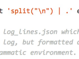 Convert plain text logs to JSON.
 