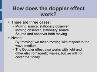 Doppler Effect with math | ODP