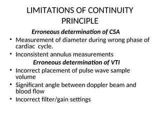 Volume Inconsistente DOPPLER ECHO BASICS_ dm cardiology DR ADIL.ppt