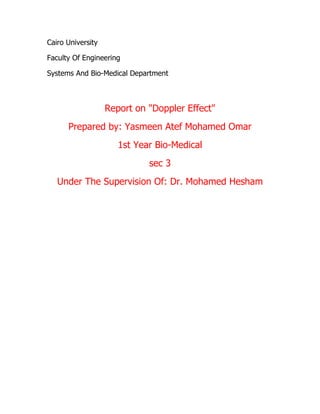 Doppler effect | DOCX