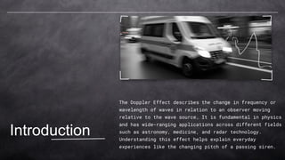 Doppler Effect Introduction and applications | PDF