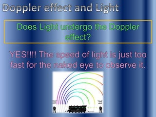 Doppler Effect Lettering Doppler effect a | PPTX