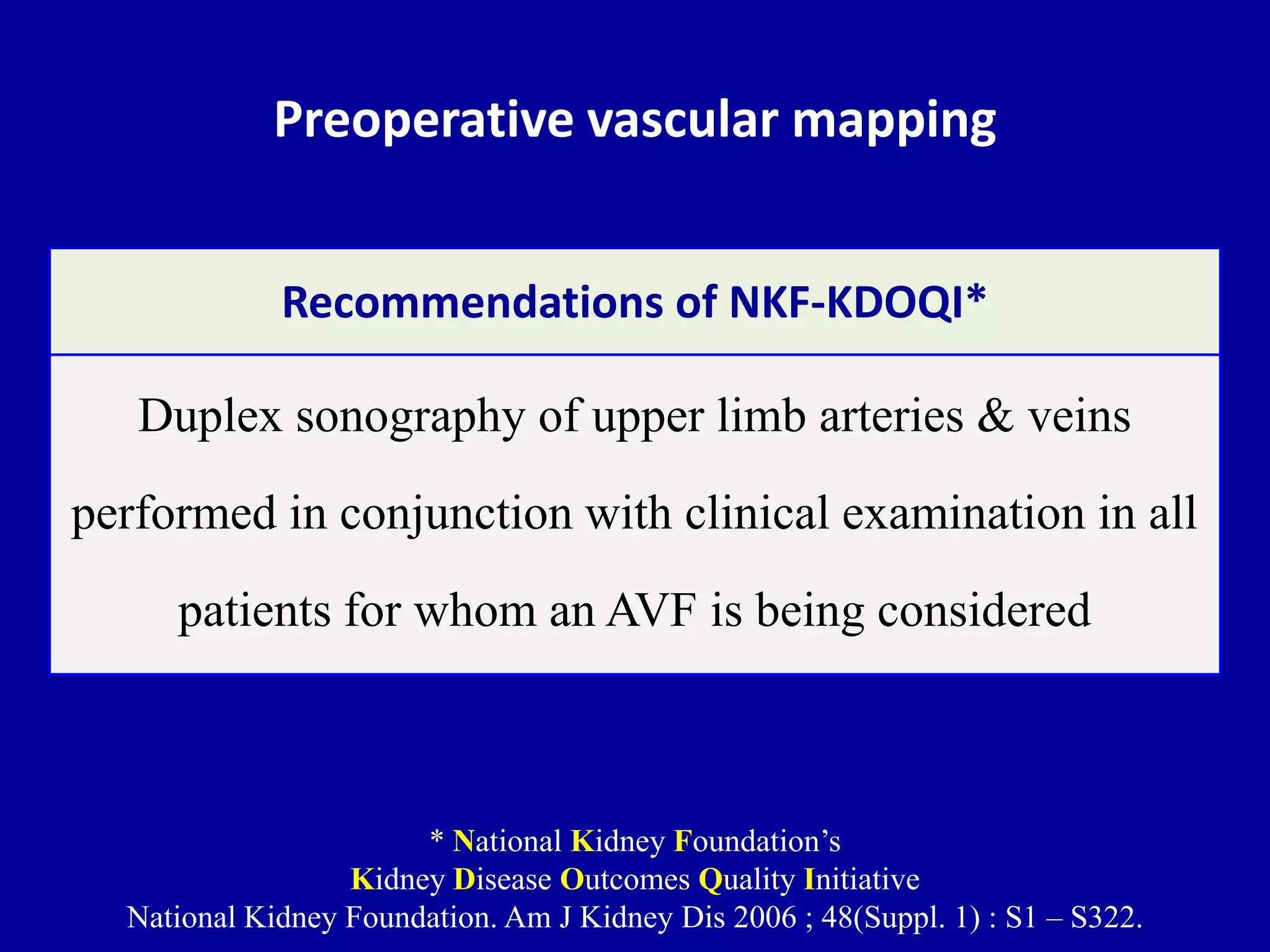 Doppler ultrasound of A-V access for hemodialysis | PPTX