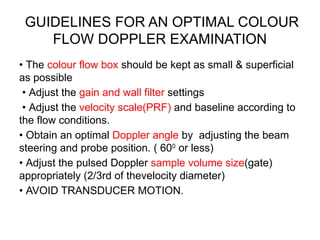 Doppler principle Evaluation of waveform .pptx