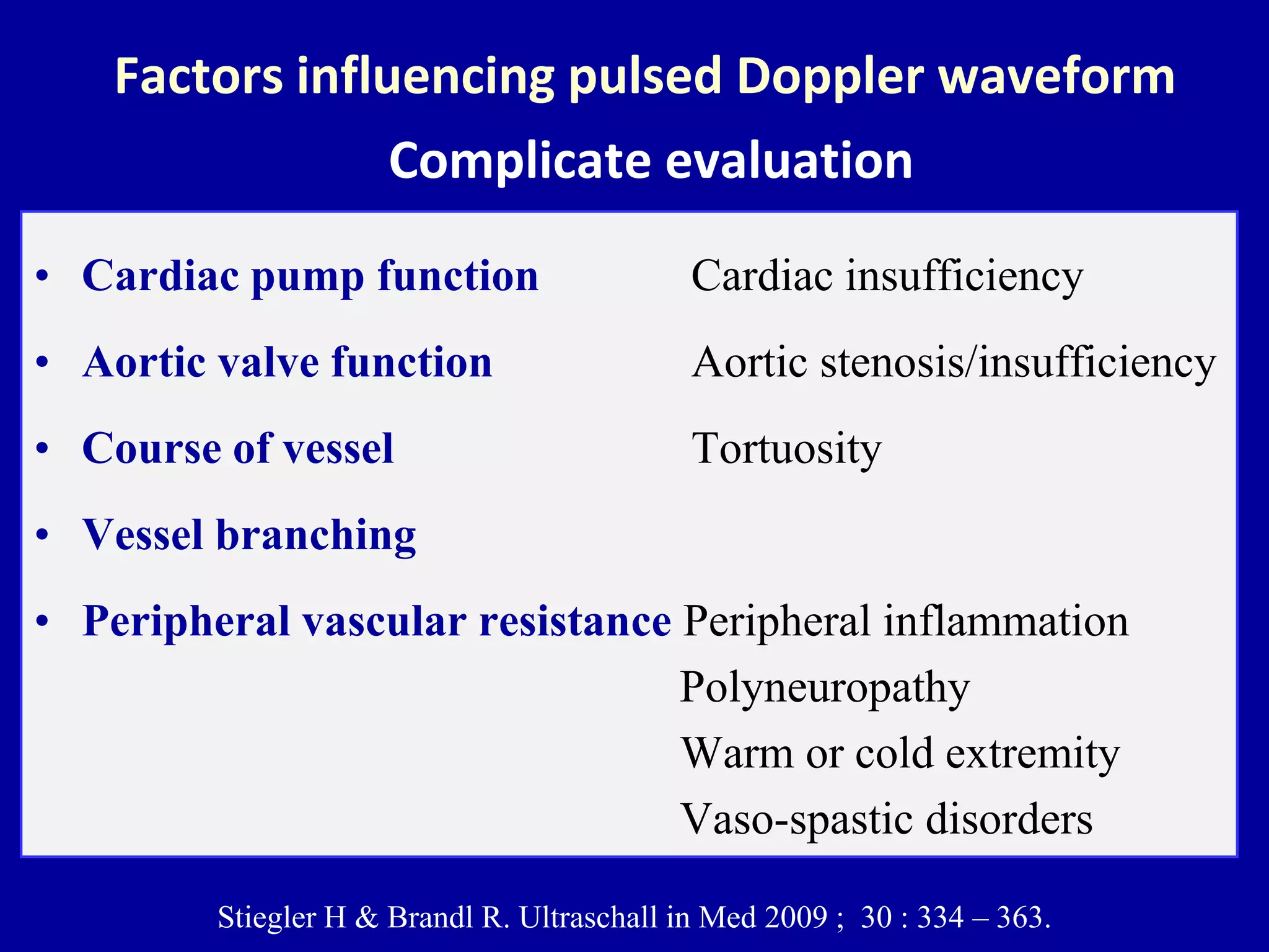 Doppler ultrasound of lower limb arteries | PPTX