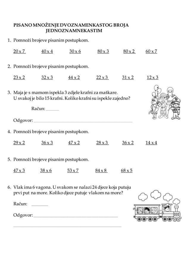 Nastava Dopunska nastava iz matematike | DOCX
