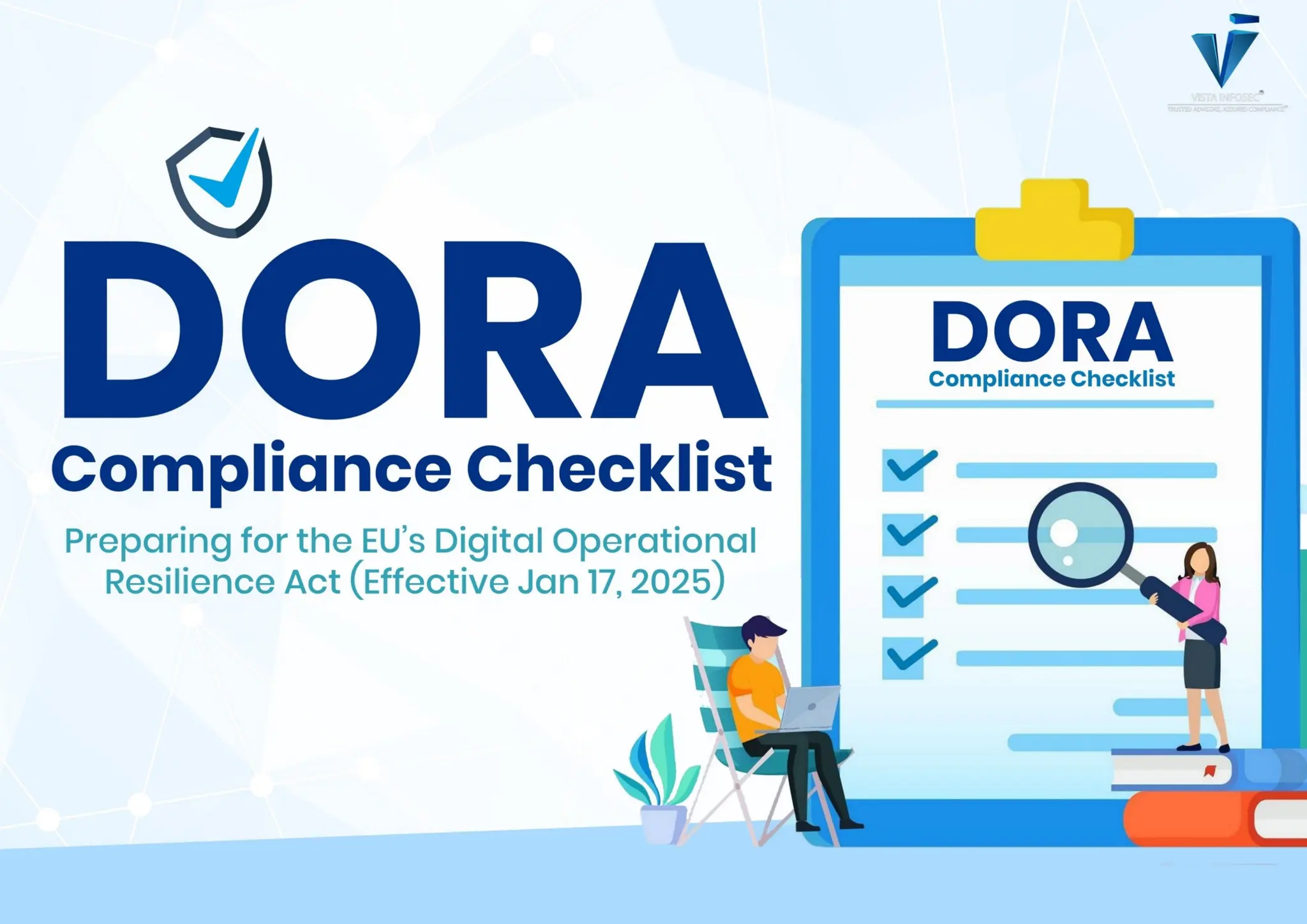 Dora Checklist.pdf DORA Compliance Checklist- VISTA InfoSec | PPTX