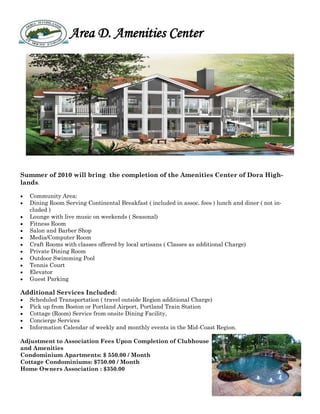 Dora Highlands Brochure May17th2007