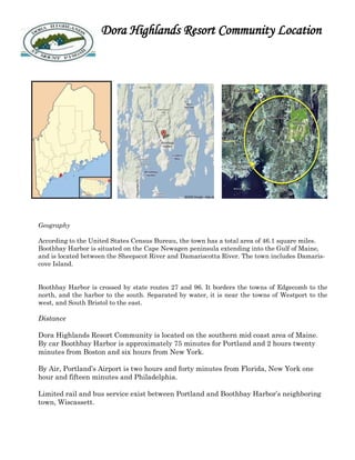 Dora Highlands Brochure May17th2007