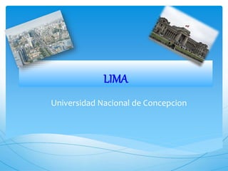 LIMA
Universidad Nacional de Concepcion
 