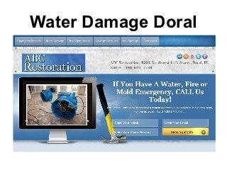Water Damage Doral
 