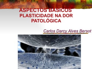 ASPECTOS BÁSICOS  PLASTICIDADE NA DOR PATOLÓGICA Carlos Darcy Alves Bersot 