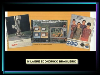 MILAGRE ECONÔMICO BRASILEIRO
 