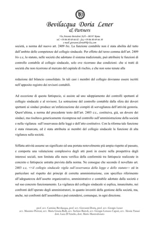 Lettera di incarico professionale generica