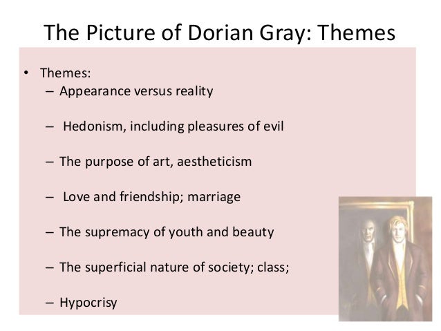 The picture of dorian gray essay