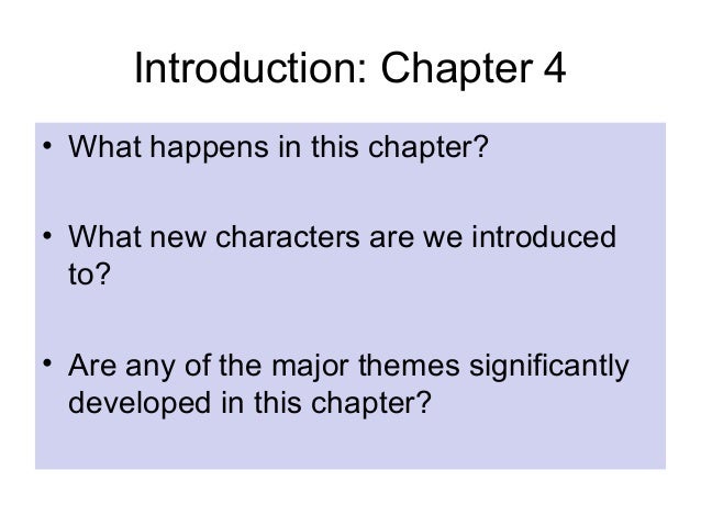 The picture of dorian gray summary chapter 4