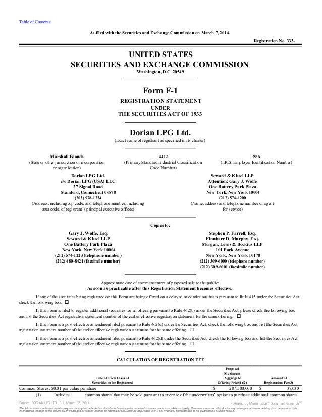 United wagon company ipo prospectus