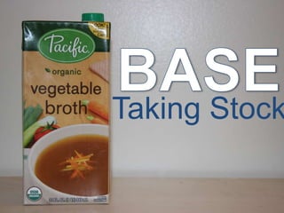Taking Stock
 