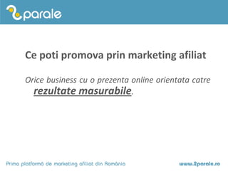 Marketingul afiliat in business - Dorin Boerescu (OBF 2011)