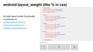 ActionBar (new navigation)
Navigating up Example

214

 