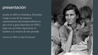Dorothea lange PPT 