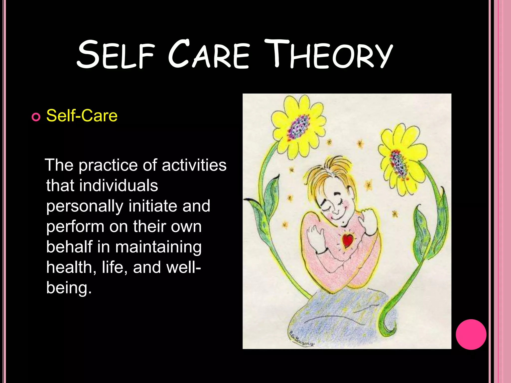 Dorothea orem's self care theory | PPTX