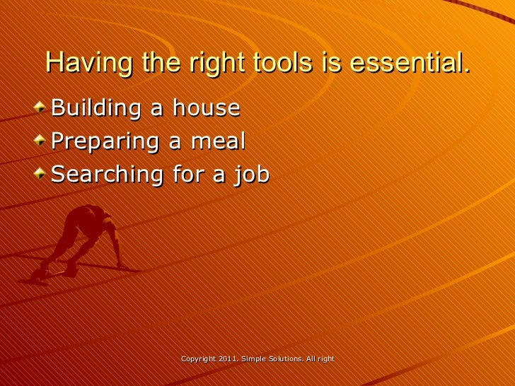 organizing your job search