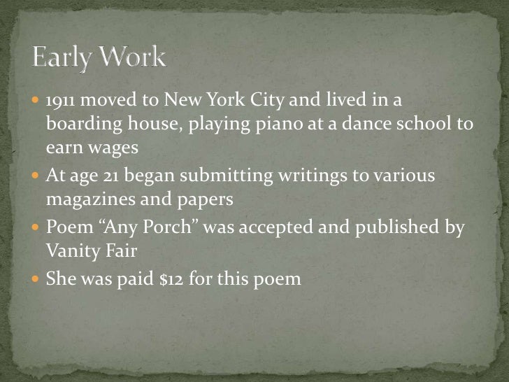 Dorothy Parker Dorothy Parker