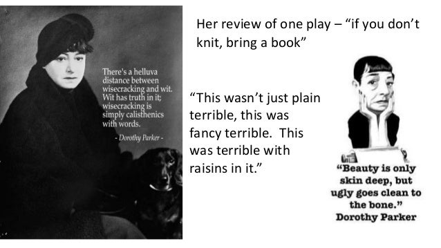 Dorothy Parker Adult Ed Dorothy Parker Adult Ed