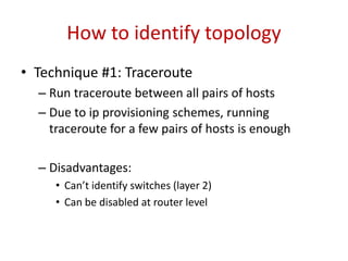 2.1 Topology Identification
 