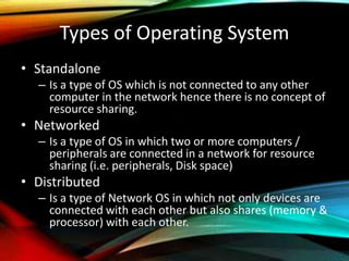Distributive operating system | PPT